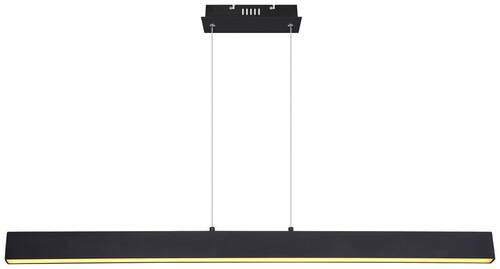 LED-HÄNGELEUCHTE 121/8/120 cm    - Weiss/Opal, Design, Kunststoff/Metall (121/8/120cm) - Globo
