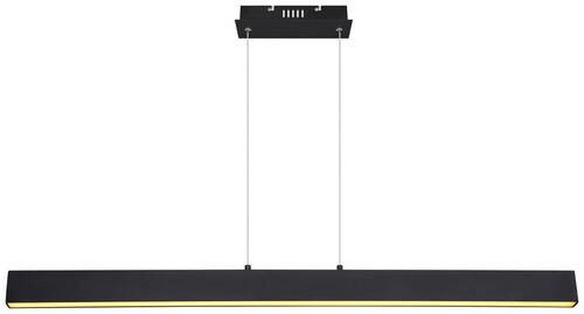 LED SVJETILJKA VISEĆA    121/8/120 cm    VERENA  - bijela/crna, Design, metal/plastika (121/8/120cm) - Globo