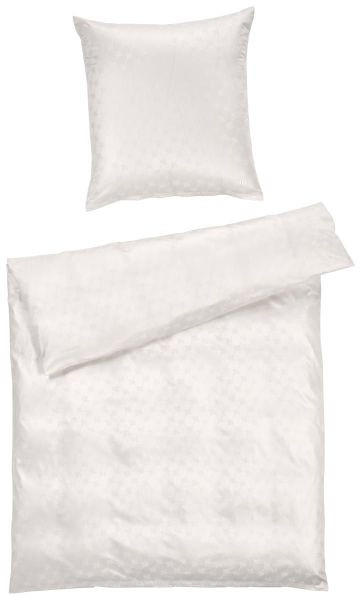 POVLEČENÍ, satén, bílá, 155/220 cm - bílá, Basics, textil (155/220cm) - Joop!