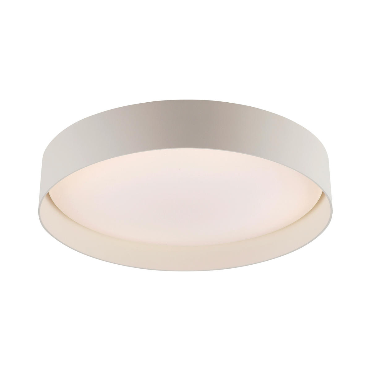 LED-DECKENLEUCHTE 39/39/7.3 cm   - Sandfarben, KONVENTIONELL, Kunststoff/Metall (39/39/7.3cm) - Schöner Wohnen