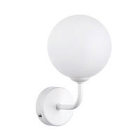 WANDLEUCHTE Sfera 12/10/21 cm   - Weiß, KONVENTIONELL, Glas/Metall (12/10/21cm)