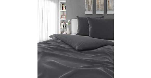 BETTWÄSCHE 200/200 cm - Anthrazit, Basics, Textil (200/200cm) - Novel