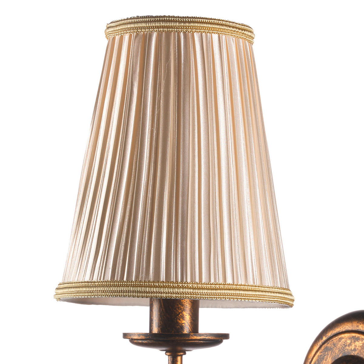 WANDLEUCHTE DELIA 15/30/36 cm   - Cognac, KONVENTIONELL, Glas/Textil (15/30/36cm)
