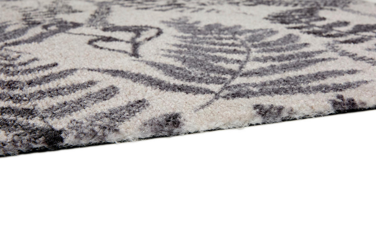 FUßMATTE  50/70 cm  Creme, Dunkelgrau  - Dunkelgrau/Creme, Trend, Textil (50/70cm) - Schöner Wohnen