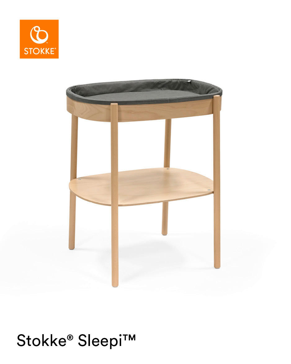 WICKELTISCH  - Basics, Holz/Holzwerkstoff (80/92/54cm) - Stokke
