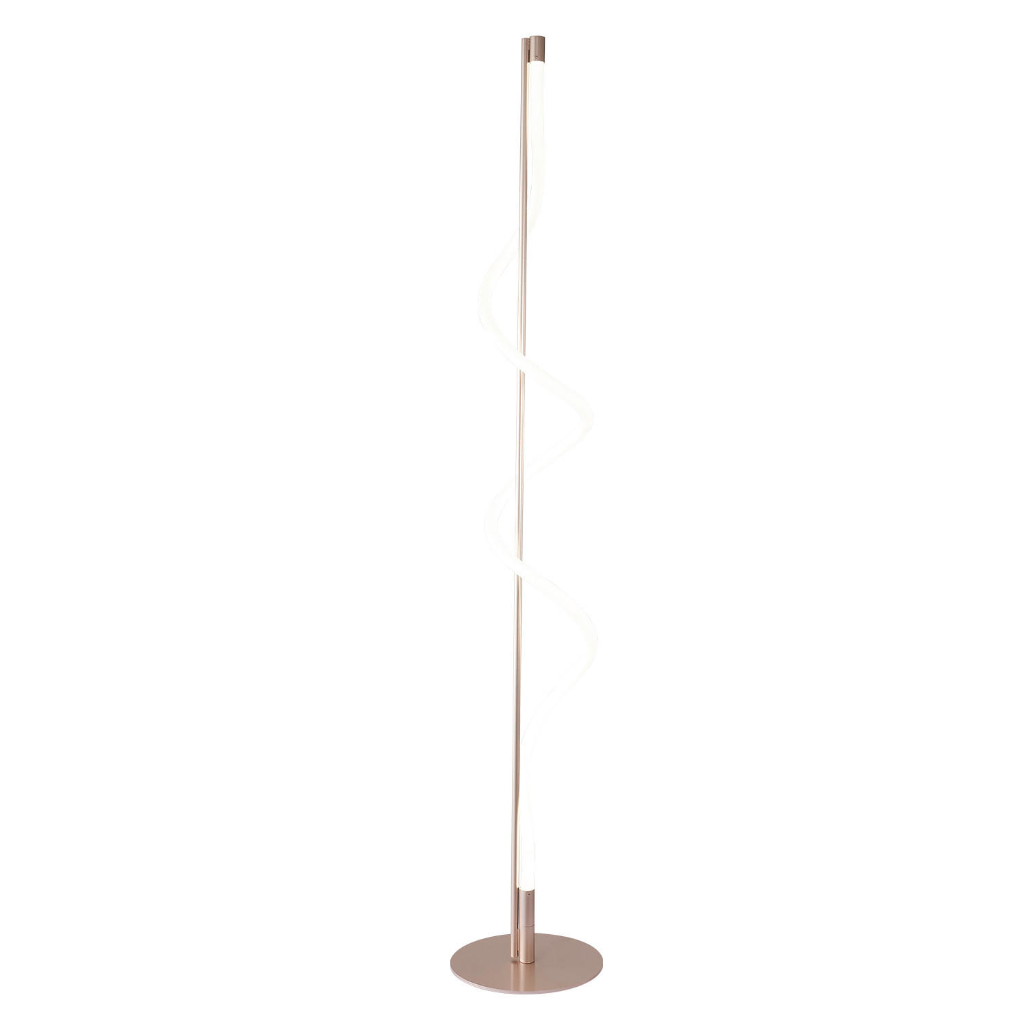LED-STEHLEUCHTE 22/150 cm    - Silberfarben, Design, Kunststoff/Metall (22/150cm)
