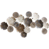 WANDDEKO Metall  - Multicolor, LIFESTYLE, Metall (90,2/47,6/5,1cm) - Ambia Home