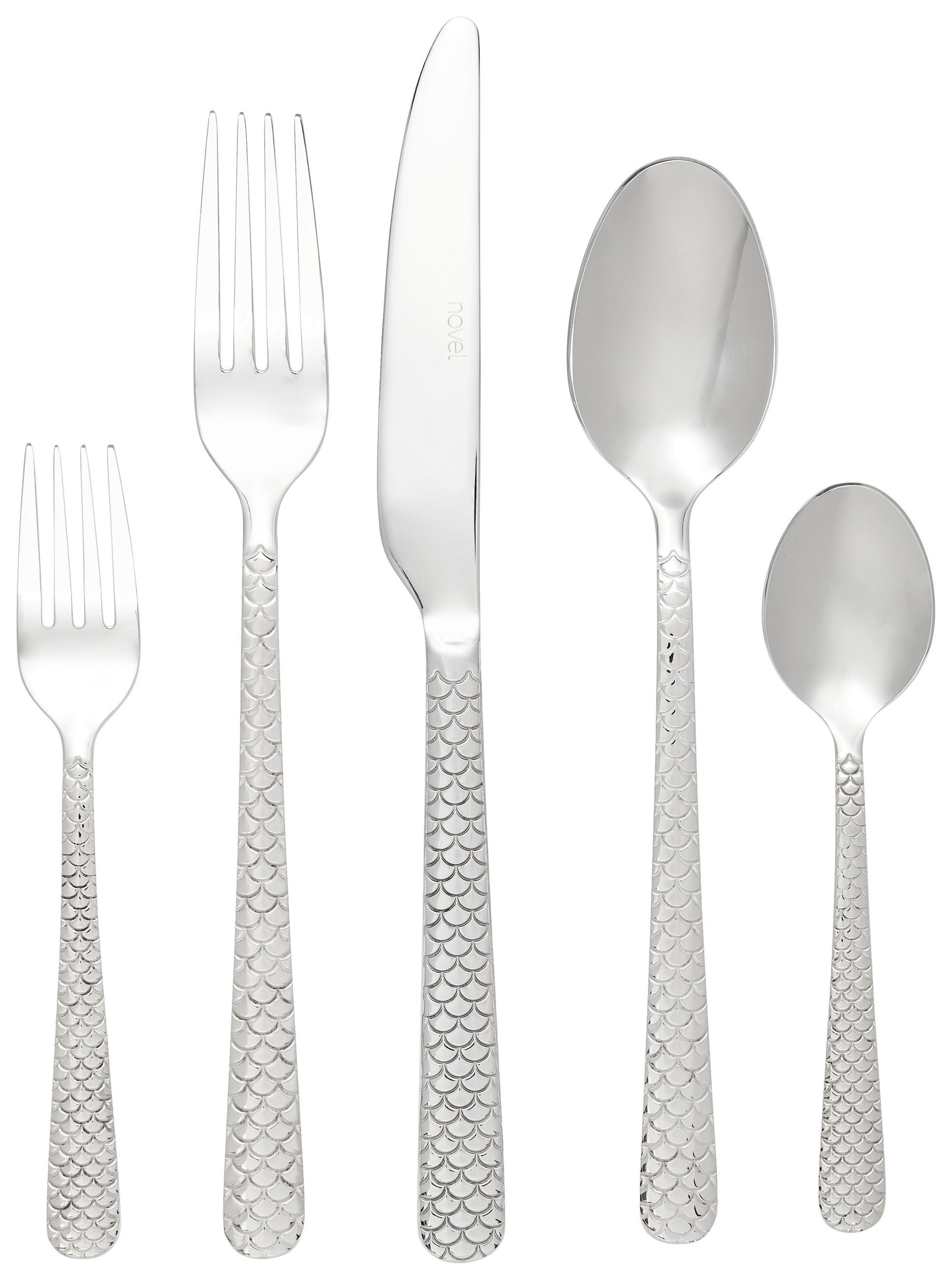 Novel SADA PRÍBOROV, ušľachtilá oceľ, 30-dielne