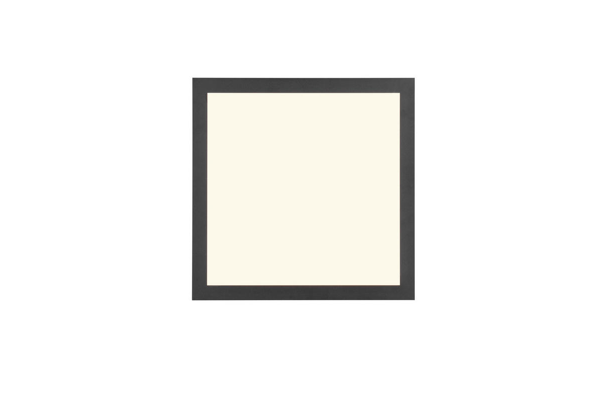 LED-DECKENLEUCHTE     - Schwarz, Konventionell, Metall (29,5cm)
