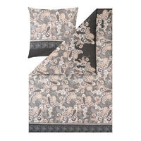 BETTWÄSCHE 2-teilig Atelier Interlock-Jersey 155/220 cm  - Anthrazit, Design, Textil (155/220cm) - Estella