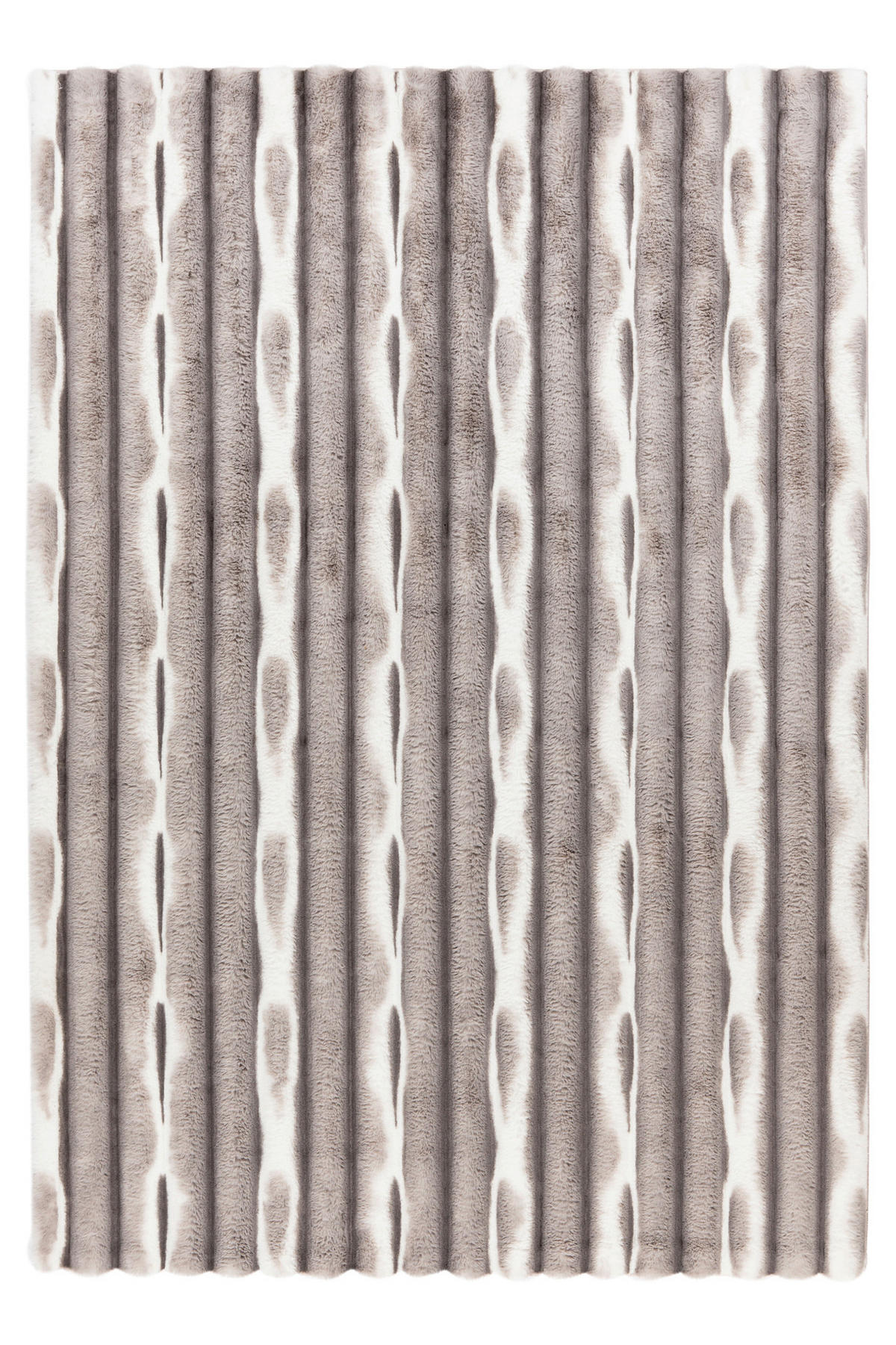 HOCHFLORTEPPICH 160/230 cm My Waves  - Silberfarben, Basics, Textil (160/230cm)