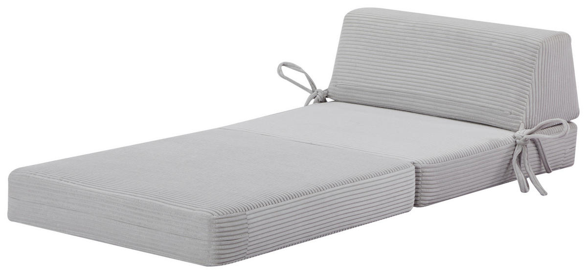 SCHLAFSESSEL Cord Beige    - Beige, Design, Textil/Metall (75/58/80cm) - Livetastic