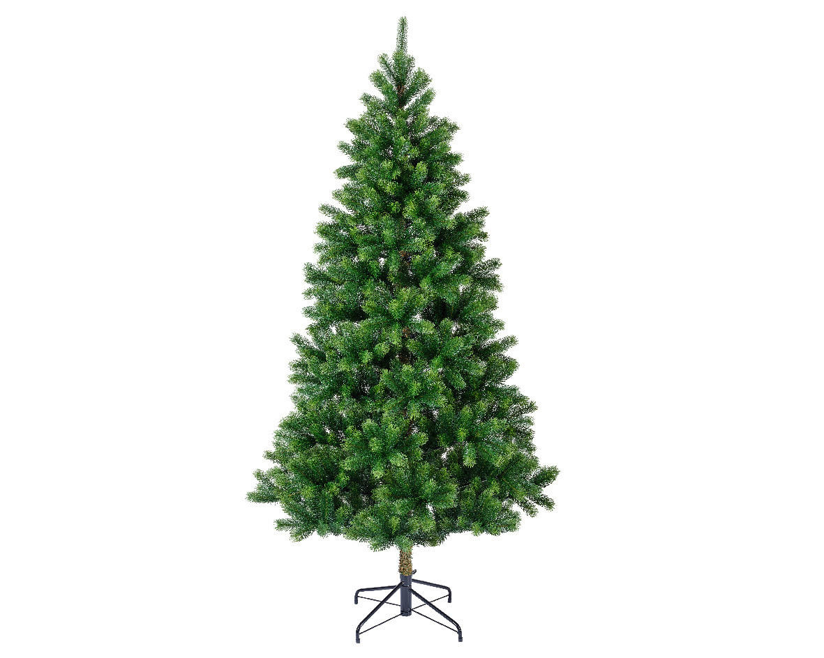 WEIHNACHTSBAUM 210 cm  - Grün, Basics, Kunststoff/Metall (120/210cm) - X-Mas