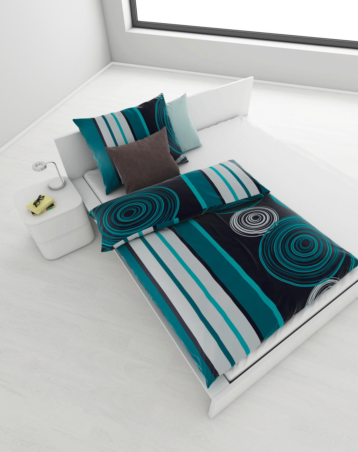 ÁGYNEMŰHUZAT-GARNITÚRA 140/200 cm  - zöld, Konventionell, textil (140/200cm) - Boxxx