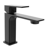 WASCHTISCHARMATUR 4,5/15,5/17 cm  - Schwarz, Basics, Metall (4,5/15,5/17cm) - Schütte