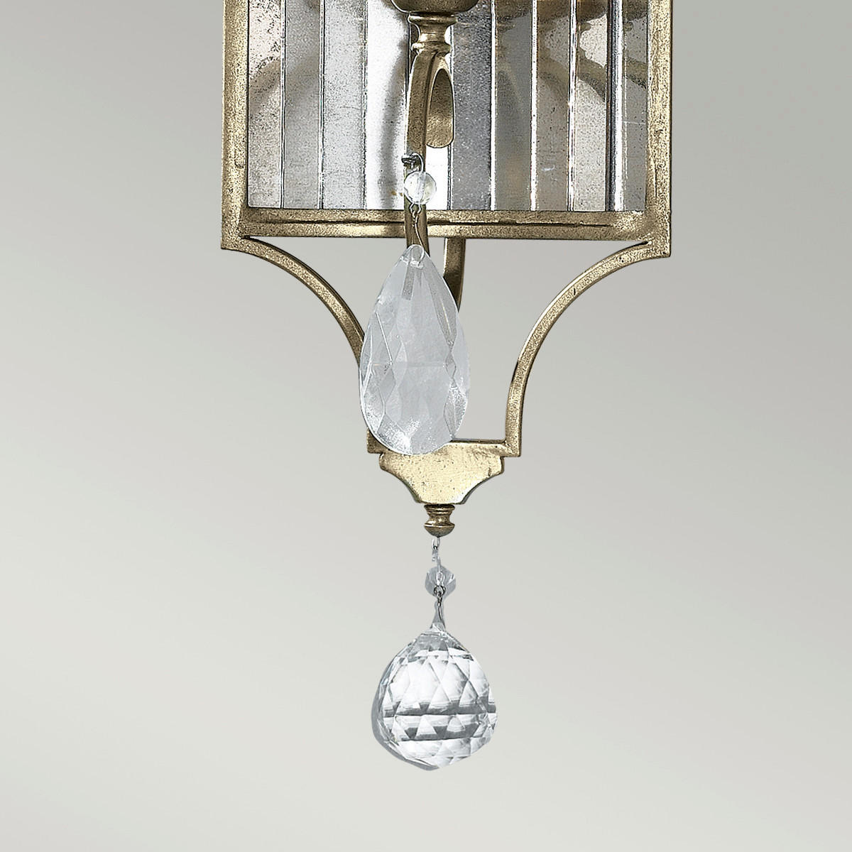 WANDLEUCHTE - Silberfarben, Konventionell, Metall (14/66/11.4cm) - Elstead Lighting