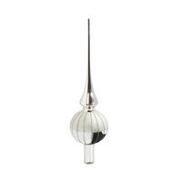 CHRISTBAUMSPITZE  - Silberfarben, LIFESTYLE, Glas (7/27cm) - X-Mas