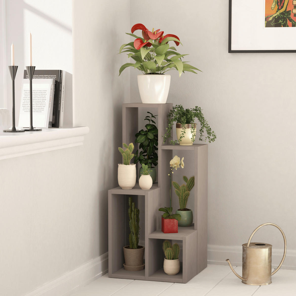 REGAL  42/89/20 cm Beige  - Beige, Design, Holzwerkstoff (42/89/20cm) - Livetastic