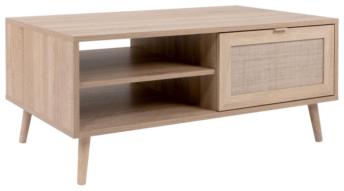 KONFERENČNÍ STOLEK, Sonoma dub, kompozitní dřevo, 100/60/46 cm - Sonoma dub, Natur, dřevo/kompozitní dřevo (100/60/46cm) - MID.YOU