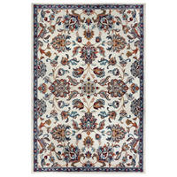 FLACHWEBETEPPICH Wohnzimmer 80/120 cm Luxor Creme, Multicolor rechteckig  - Multicolor/Creme, Design, Kunststoff/Textil (80/120cm) - Hanse Home