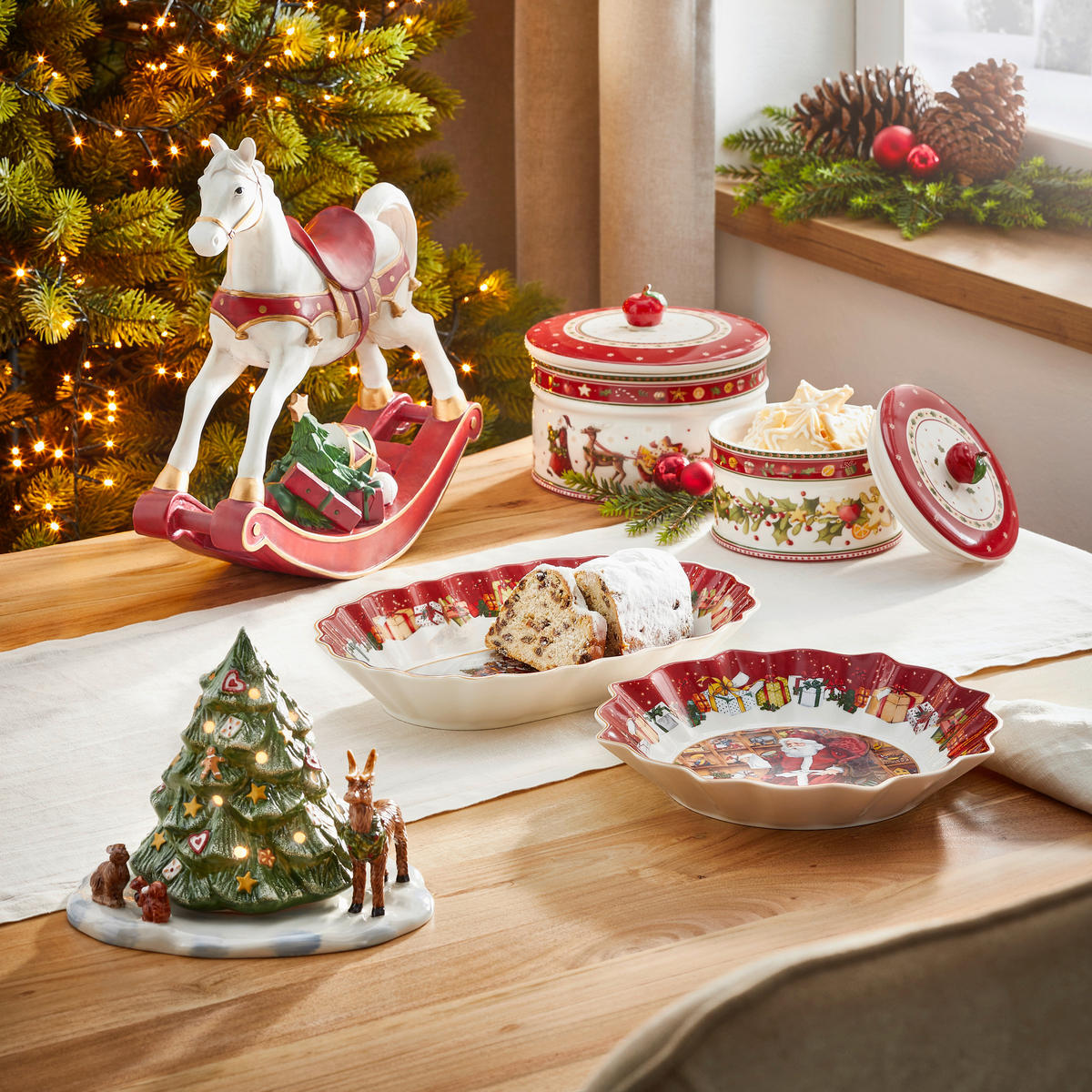 PLATOU CU PICIOR PENTRU TORT   29/19/5 cm  - Design, ceramică (29/19/5cm) - Villeroy & Boch