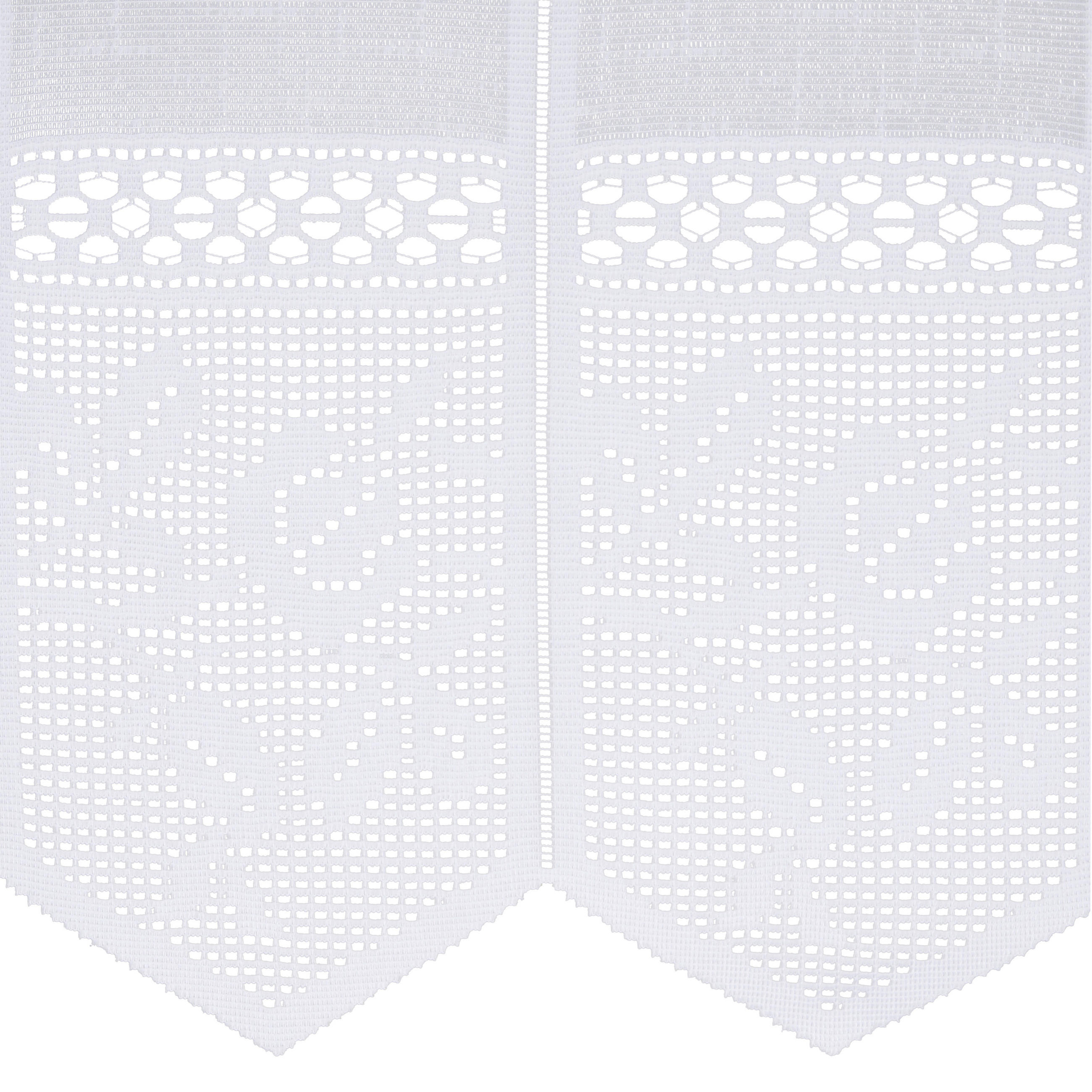 KURZGARDINE   - Weiß, Basics, Textil (45cm) - Esposa