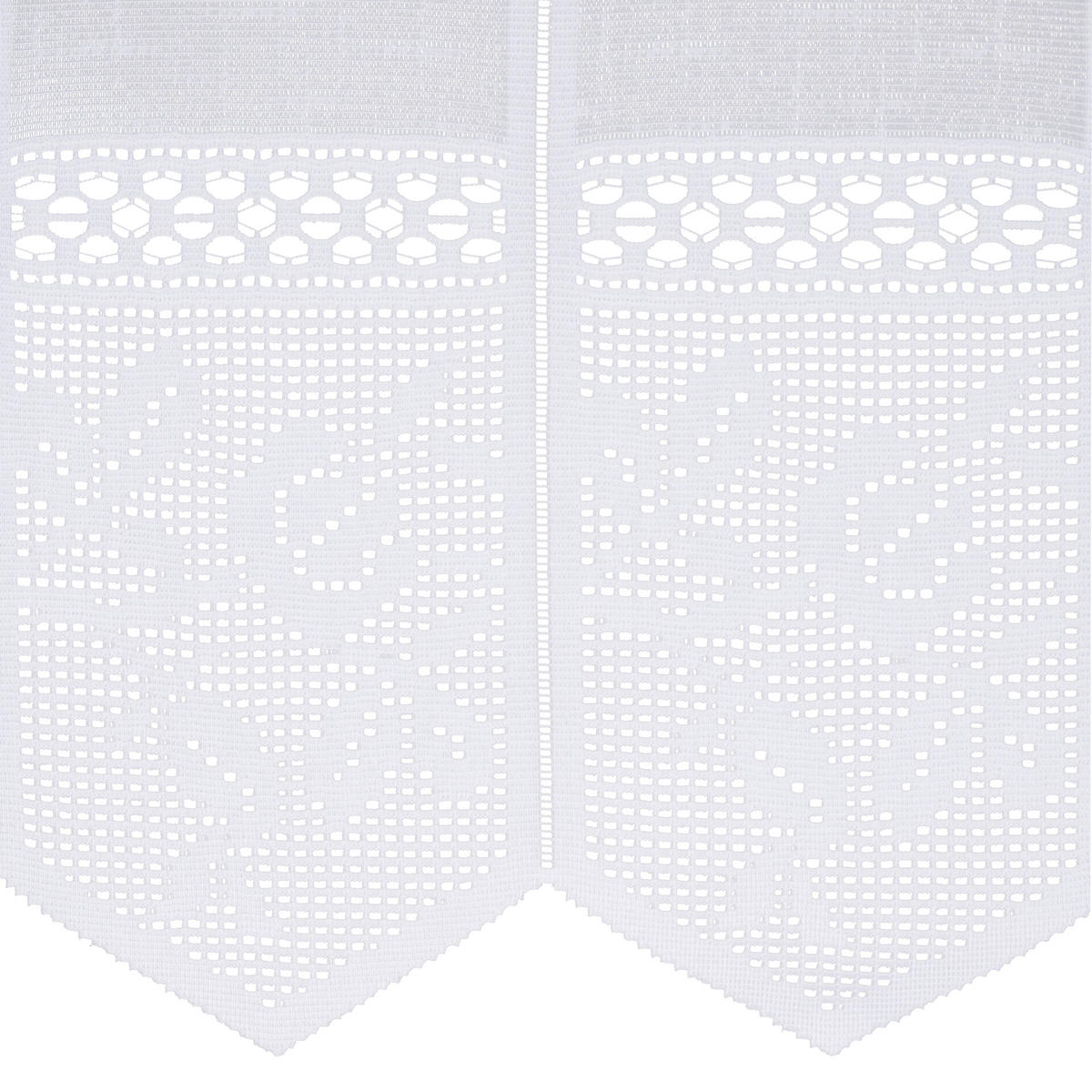 KURZGARDINE   - Weiß, Basics, Textil (45cm) - Esposa