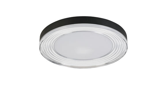 LED-DECKENLEUCHTE 48/6,5 cm   - Chromfarben/Transparent, Basics, Kunststoff/Metall (48/6,5cm) - Novel