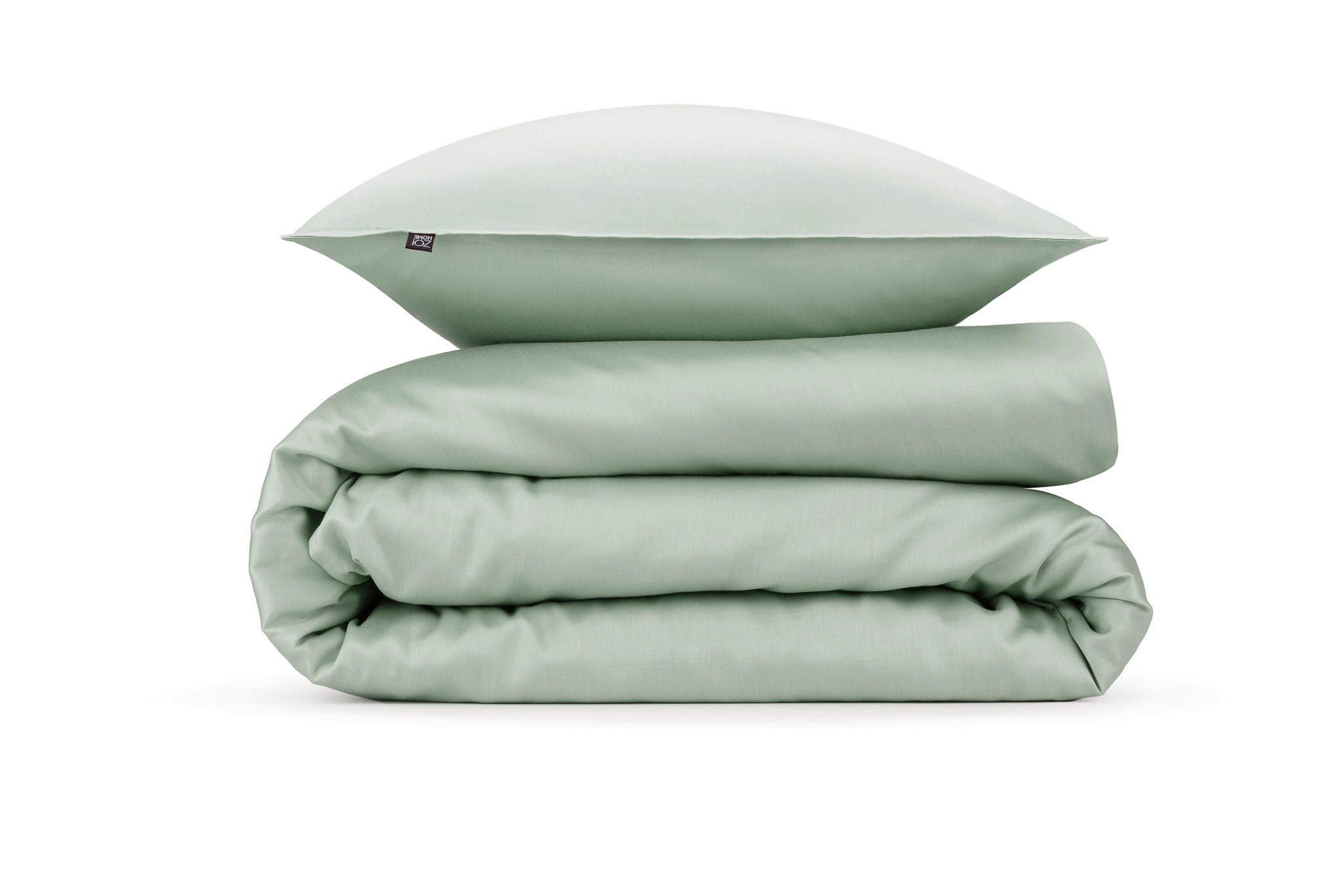 BETTWÄSCHE 3-teilig Satinado Makosatin 200/200 cm  - Mintgrün, Basics, Textil (200/200cm) - Zohome