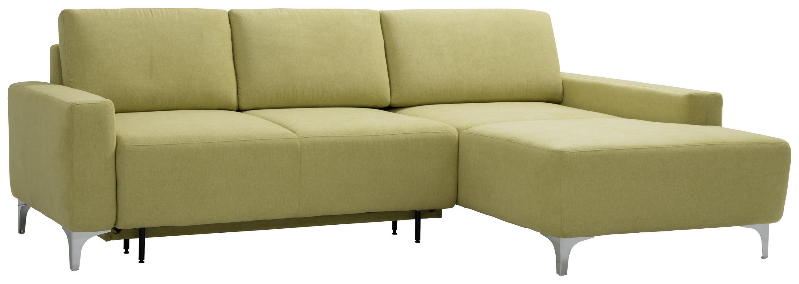 Freisteller von Sedda ECKSOFA Hellgrün Chenille.