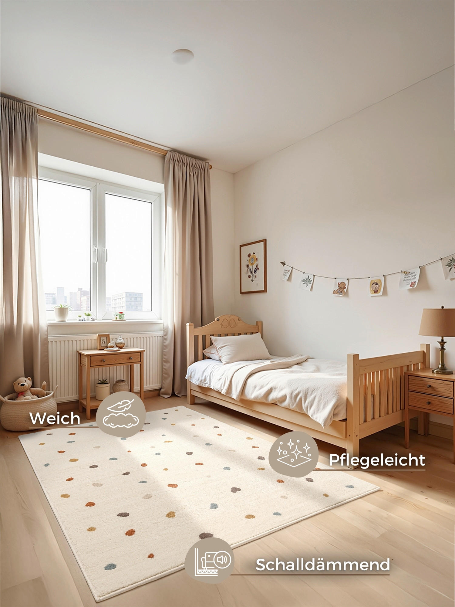 KINDERTEPPICH 120/170 cm Adventures  - Multicolor/Creme, Design, Kunststoff/Textil (120/170cm)
