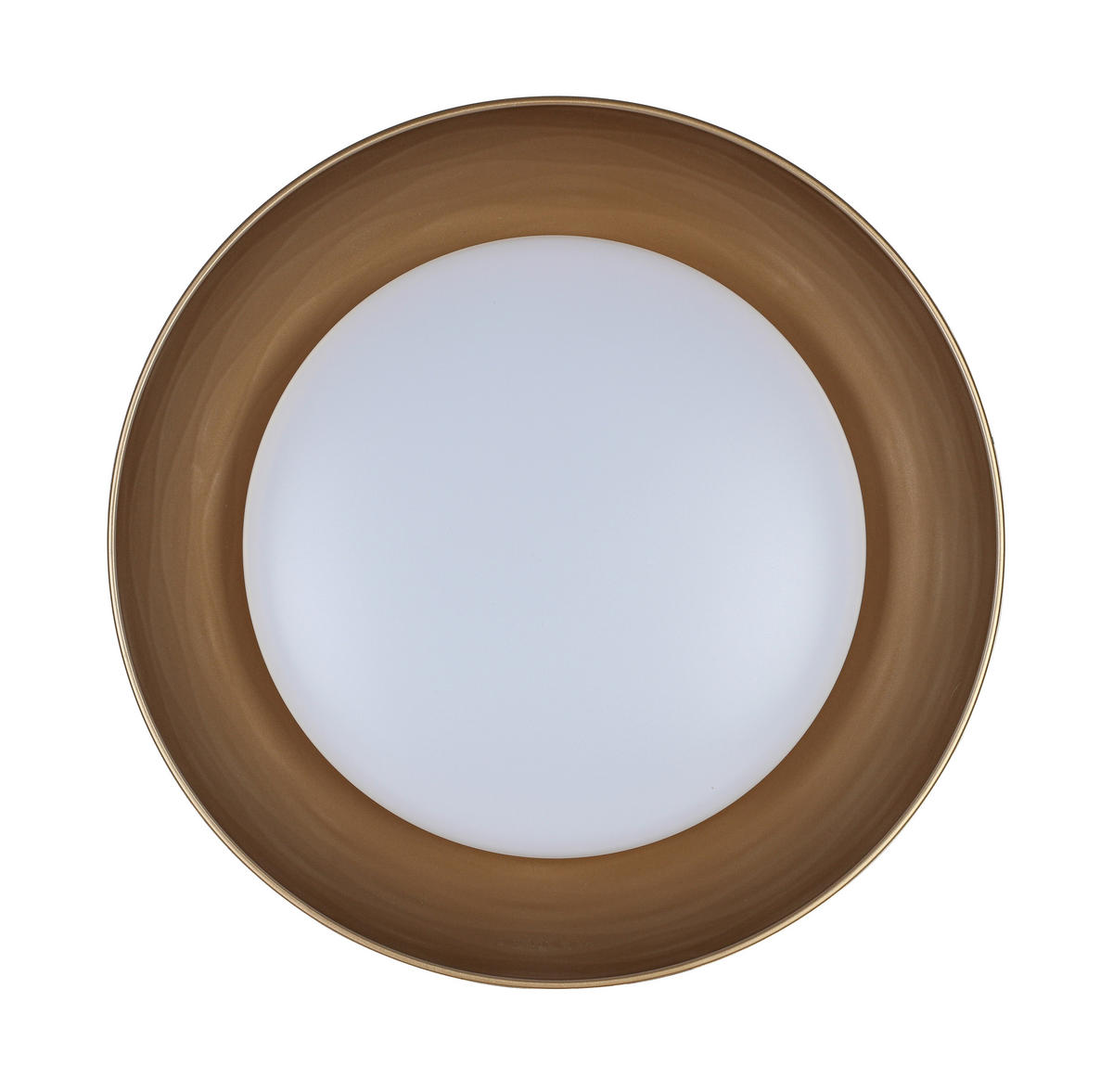 DECKENLEUCHTE 48/10 cm  - Goldfarben/Schwarz, Trend, Kunststoff/Metall (48/10cm) - Collett's Monde