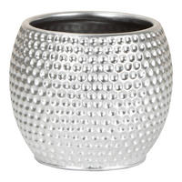 ÜBERTOPF 18/16 cm  - Silberfarben, Design, Keramik (18/16cm)
