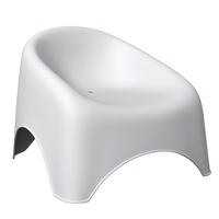 STAPELSESSEL Weiß  - Weiß, Basics, Kunststoff (80/66/78cm) - Ambia Garden