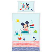 BABYBETTWÄSCHE 100/135 cm  - Blau/Rot, Basics, Textil (100/135cm) - Disney