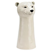 VASE  - Weiß, Basics, Keramik (14/28/13cm)