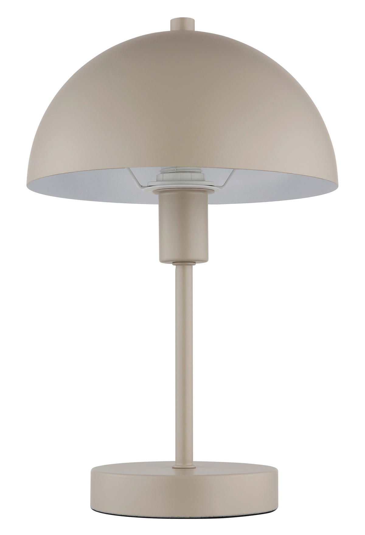 TISCHLEUCHTE - Sandfarben/Transparent, Design, Kunststoff/Metall (20/31cm) - Globo