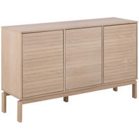 KOMODA, barve hrasta  - barve hrasta/bela, Design, leseni material (135,4/80/40cm) - Livetastic