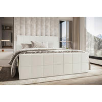 BOXBETT 160/200 cm  in Creme  - Creme, KONVENTIONELL, Kunststoff/Textil (160/200cm) - Boxxx