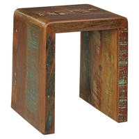 BEISTELLTISCH 40/45/55 cm Mangoholz massiv Braun rechteckig  - Braun, Design, Holz (40/45/55cm) - MID.YOU