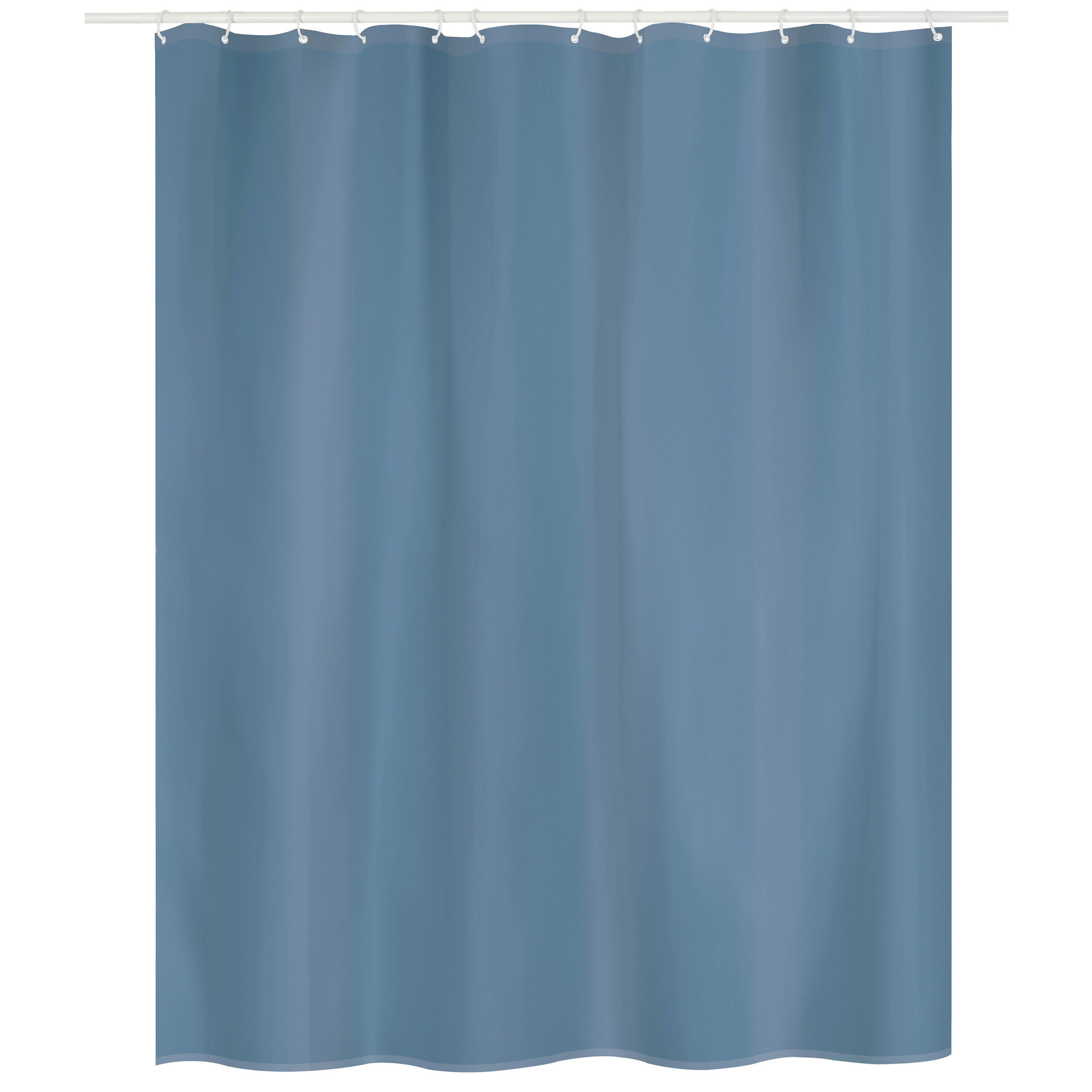 DUSCHVORHANG 180/200 cm  - Dunkelblau, Basics, Textil (180/200cm) - MSV