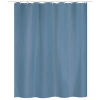 DUSCHVORHANG 180/200 cm  - Dunkelblau, Basics, Textil (180/200cm) - MSV