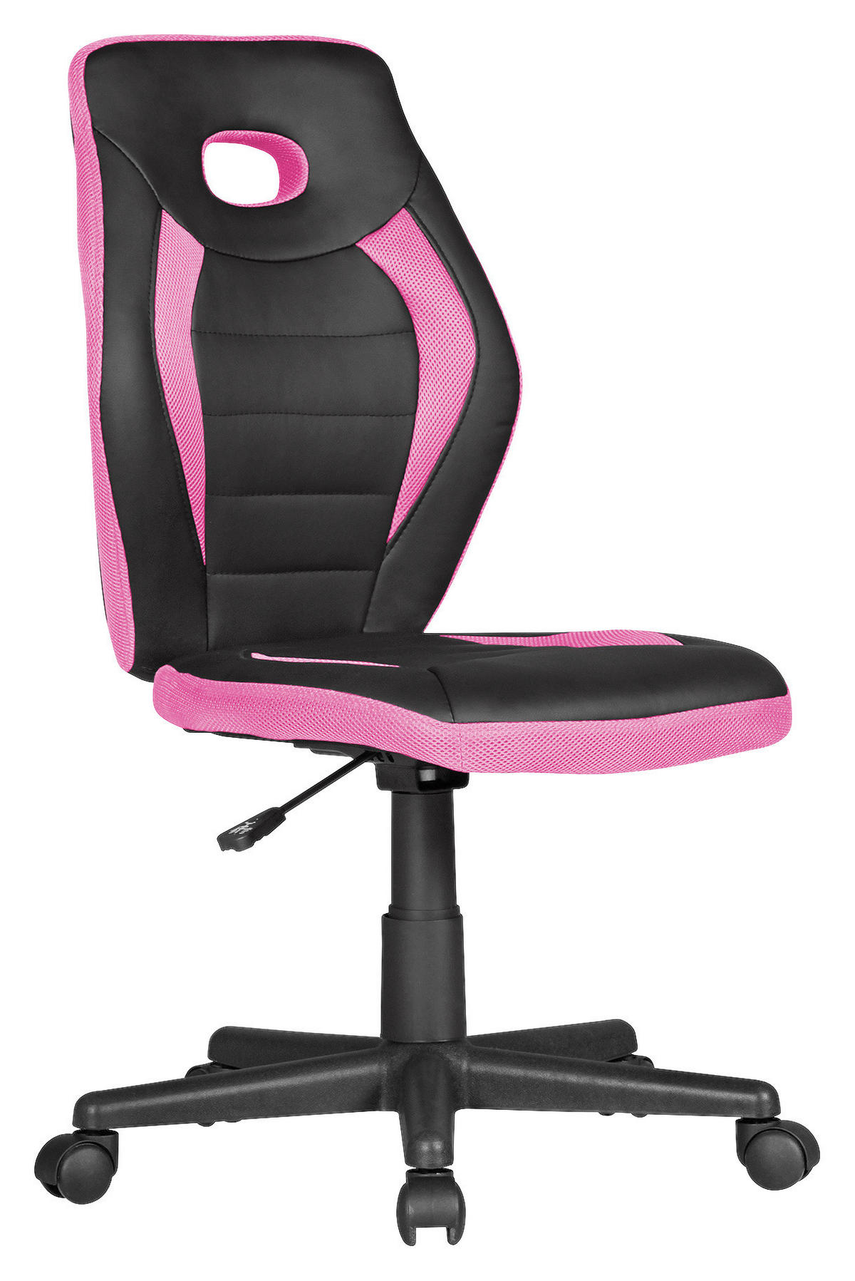 IFJÚSÁGI FORGÓSZÉK - pink/fekete, Modern, műanyag/textil (63/91/63cm) - MID.YOU