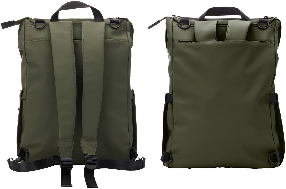 WICKELRUCKSACK - Grün, Basics, Textil - Jimmylee