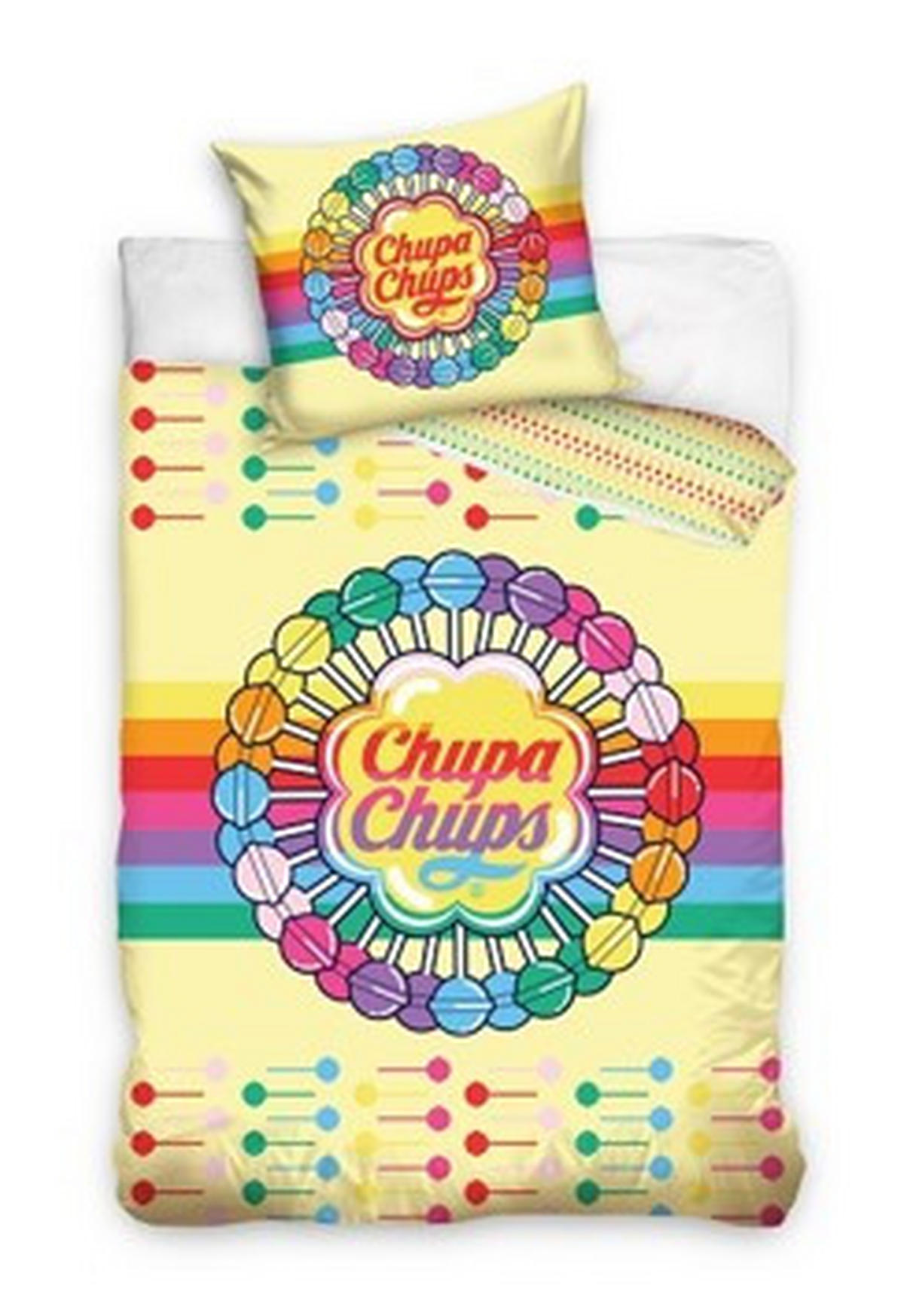 DEČJA POSTELJINA CHUPA CHUPS 140/200 cm tekstil višebojna  - višebojna, Osnovno, tekstil (140/200cm)