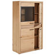 HIGHBOARD 95/163,6/41 cm - Schwarz, KONVENTIONELL, Glas/Holz (95/163,6/41cm) - Cantus
