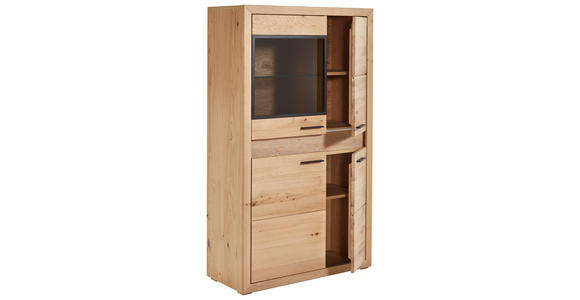 HIGHBOARD 95/163,6/41 cm - Schwarz, KONVENTIONELL, Glas/Holz (95/163,6/41cm) - Cantus