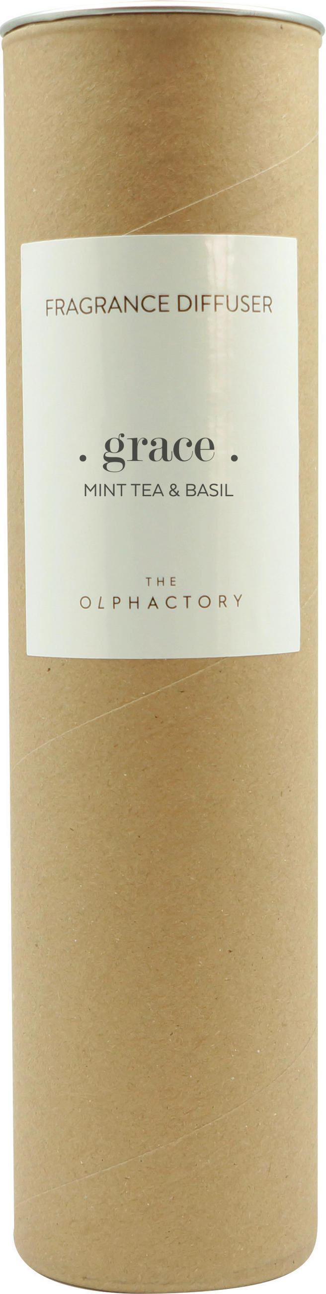 Difuzor Mint Tea&Basil  - večbarvno, Basics, karton/steklo (100ml) - The Olphactory