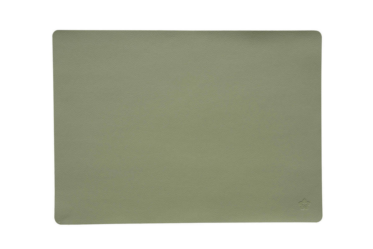 TISCHSET Basic Kunststoff Jadegrün 33/46 cm  - Jadegrün, Basics, Kunststoff (33/46cm)