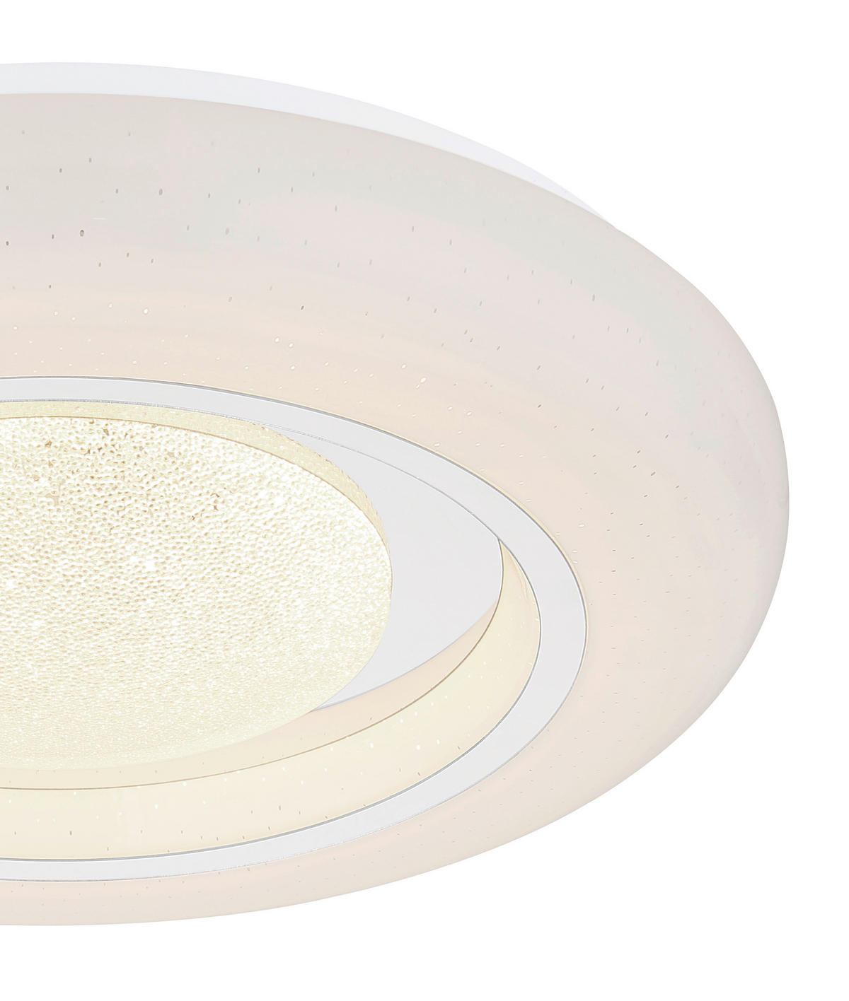 LED SVJETILJKA STROPNA BURRO  - bijela/opalna, Design, metal/plastika (39/8cm)